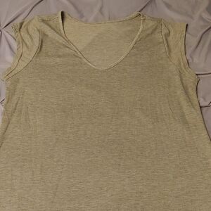 Casual Beige Women's Top